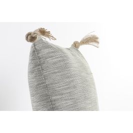 DKD Home Decor Cojín Gris Beige Poliéster 10 x 45 x 45 cm (4 Unidades)