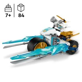LEGO 71816 NINJAGO Moto de Hielo de Zane - Juguete de Construcción con Minifigura, Espadas Doradas y Cuchillas Desplegables para Niños +7 Años