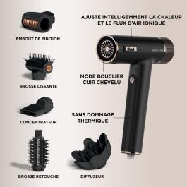 Shark HD752EU Secador de pelo SpeedStyle Pro 5 en 1 con difusor Defrizz Fast 1750 W