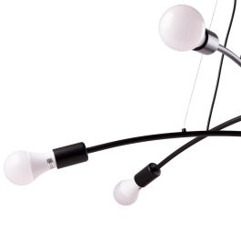 SKD-0222-17 Lámpara Colgante de Metal San Juan del Rio, Diseño Elegante, Compatible Bombilla LED E27, Cable Regulable en Altura