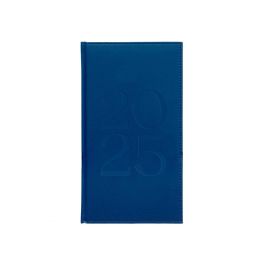 Agenda Encuadernada Liderpapel Creta 80x150 mm 2025 Semana Vista Azul Papel 70 gr