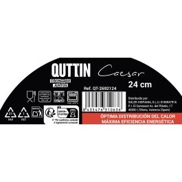 Quttin Sarten Acero Inoxidable 24 cm 0.7 mm Caesar (4 Unidades)