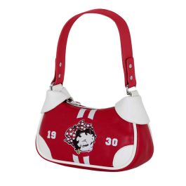 Bolso Fancy Casual Varsity Betty Boop Burdeos