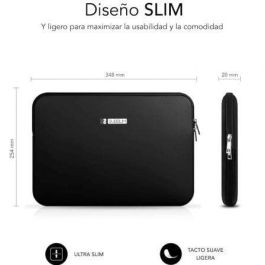 SUBBLIM Business Laptop Sleeve Neoprene V2 13,3-14" Negra