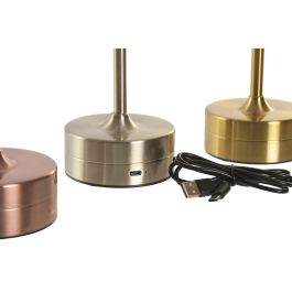 DKD Home Decor Lampara Tactil Dorado Plateado 13 x 29 x 13 cm (6 Unidades)