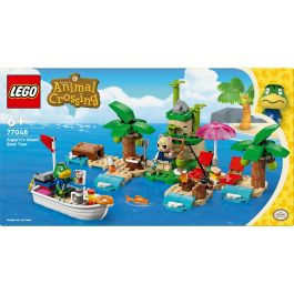 LEGO 77048 Animal Crossing Paseo en Barca con el Capitán Set de Construcción Isla Desierta Munchi Ardilla Personalizable +6 años