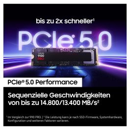 Samsung MZ-VAP1T0BW SSD 1 TB NVMe PCIe 5.0 M.2 V-NAND TLC, Lectura 14700 MB/s, Escritura 13300 MB/s