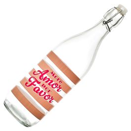 Home Deco Factory Botella Vidrio 1 L Dolce Vita