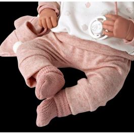 Muñecas Arias Muñeca Elegance 45 cm Zoe Rosa con Manoplas (Muñeco de Peso)
