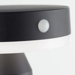 Brilliant BRI4004353437878 Aplique de exterior LED solar Metal y plástico 3,7W Negro