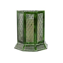 Farola Oriental DKD Home Decor Verde 23 x 57 x 23 cm Set de 2