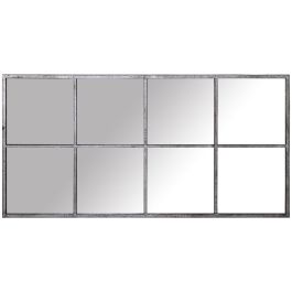 Espejo de pared Alexandra House Living Negro Plateado Ventana Rectangular Precio: 320.99000032. SKU: B1979W2DDG