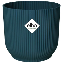 Elho ELH8711904481278 Maceta Redonda Vibes - Plástico - Ø22 - Azul Oscuro Precio: 30.50000052. SKU: B1FFF5A5R6