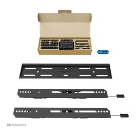 Neomounts WL30S-850BL14 Soporte Pared TV Fijo, 32-75", Max 50 kg, VESA 100x100-400x400, Ajuste Nivel, Bloqueable, Instalación Rápida - Negro