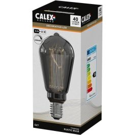Calex CAL8712879147305 Bombilla LED E27 ST64 Fibra de Vidrio Rústica 3.5W 40lm 2000K Regulable Titanio Calex CAL8712879147305 Bombilla LED E27 ST64 Fibra de Vidrio Rústica 3.5W 40lm 2000K Regulable Titanio