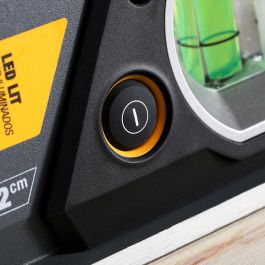 Toughbuilt TB-H2-L-M120LH-M Nivel Magnético Tubular con Burbuja Iluminada de 120cm