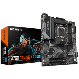 Gigabyte 9MB76GX5X-00-12 Placa Base B760 GAMING X AX Socket LGA 1700 DDR5 Wi-Fi 6E 2.5GbE PCIe 4.0 M.2 Compatible Intel Core 12-14 Gen ATX Precio: 156.78999952. SKU: S7185973