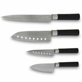 Set de Cuchillos Cecotec Santoku Negro Acero Inoxidable Fibra de carbono (4 pcs) Precio: 14.88999985. SKU: V1700112