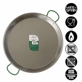 Paellera La Dehesa 50 cm, 13 raciones, acero pulido, para gas y leña (4 Unidades) Paellera La Dehesa 50 cm, 13 raciones, acero pulido, para gas y leña (4 Unidades)