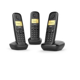 Gigaset L36852-H2802-D211 Teléfono Inalámbrico A170 Trio Negro