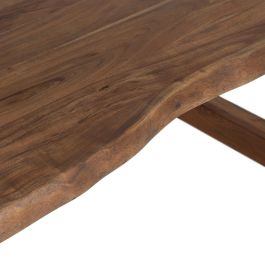 Mesa Comedor Marrón Madera de Acacia 240 X 100 X 76 cm
