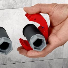 Knipex 902210b Cortatubos para tubos de plástico y manguitos de sellado 20-50mm