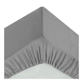 Atmosphera Sábana Ajustable de Algodón Gris para Cama 90x190 cm Precio: 13.95000046. SKU: S7908306