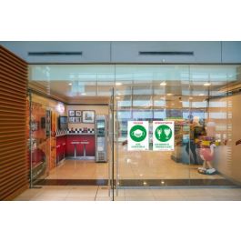 Avery Señal Adhesiva Usar Mascarilla DIN A4 Resistente Rayos UV Pack 2 Unidades