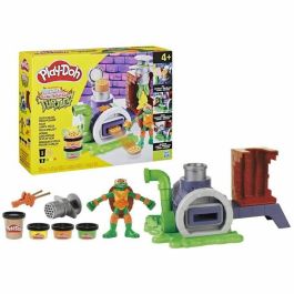 Hasbro HASG18295L0 – Lanzador de Pizzas Play-Doh de las Tortugas Ninja, set de arcilla para modelar