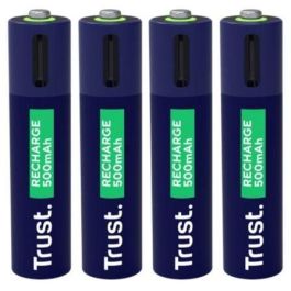 Pack de 4 Pilas AAA Trust 25671/ Recargables Pack de 4 Pilas AAA Trust 25671/ Recargables