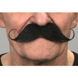 Bigote negro talla única Bigote negro talla única