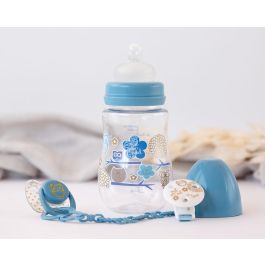 Set Acc. Bebé 250 mL Azul 3 Unidades + 3