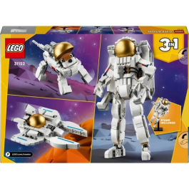 Lego Astronauta Espacial 31152, Juguete de Construcción, 3 Modelos, +9 Años