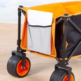 Carro de playa plegable 86x44x53/108 cm ruedas 17x10cm Carro de playa plegable 86x44x53/108 cm ruedas 17x10cm