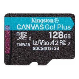 Kingston Canvas Go! Plus Tarjeta Memoria MicroSDXC 128GB UHS-I U3 A2 V30 200MB/s para Grabación 4K UHD Precio: 21.88999989. SKU: B16T7DRFMY