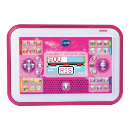 VTECH Tableta Genius XL Educativa 2 en 1 Color Rosa para Niños a partir de 5 años