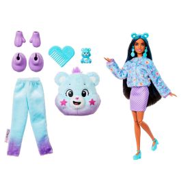 Barbie Jfv61 Cutie Reveal Oso Amoroso Sueño Brillante Muñeca de moda con disfraz de peluche y accesorios sorpresa