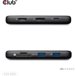 Club3D CSV-2551 Hub USB-C 8 en 1 DisplayPort 1.4 HDMI 2.0 USB-C LAN 8K30Hz PD100W Compatible HP Dell Lenovo Mac Precio: 98.50000039. SKU: B1EJQWL346
