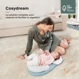 Babymoov Cosydream Original Mozaic - Posicionador de Sueño Bebé con Soporte de Espalda y Piernas Elevadas, Previene Plagiocefalia, Tejido Transpirable
