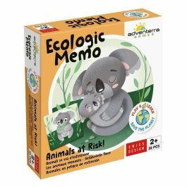 Adventerra GEO7640179640428 Juegos educativos - Memo Ecológico Animales en Peligro - Juego de memoria de animales en peligro de extinción Precio: 25.4999998. SKU: B1CRSC3LK9