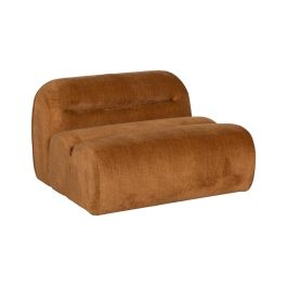 Módulo Recto Mostaza Tejido Salón 102 X 94 X 64 cm