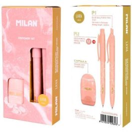 Milan Caja Regalo Serie Lava Con Bolígrafo P1, Portaminas Pl1 0.5 Y Afilaborra Capsule Rosa Precio: 6.50000021. SKU: B19T229PCW