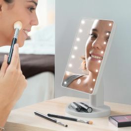 Espejo LED Táctil de Sobremesa Perflex InnovaGoods Espejo LED Táctil de Sobremesa Perflex InnovaGoods