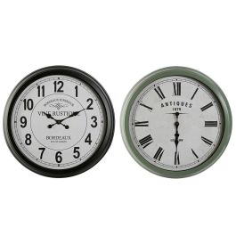 Reloj Pared Cottage DKD Home Decor Verde Menta Negro 9.5 x 70.5 x 70.5 cm (2 Unidades) Precio: 137.50000044. SKU: B16MEG3AXN