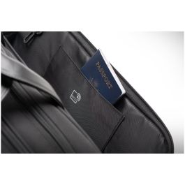 Kensington Contour 2.0 Business Maletín para Portátil 15.6 pulgadas Negro Ergonómico, con Bolsillo de Seguridad RFID y Cremallera Antipunzadas