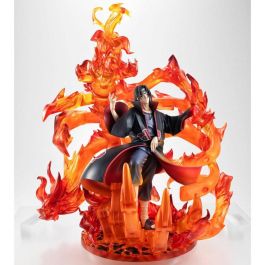 Megahouse Figura Naruto Shippuden Uchita Itachi PVC 38 cm Modelo Finalizado Pintado a Mano