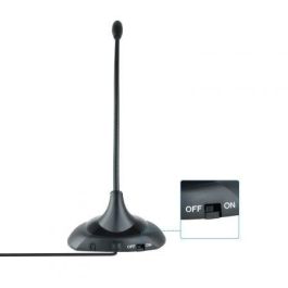 Tooq Micrófono Sobremesa TQMM-213 Flexible Jack 3.5 mm Negro