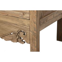 DKD Home Decor Armario Antik China Natural 52 x 180 x 88 cm Acabado Lacado Hecho a Mano 2 Cajones 2 Puertas