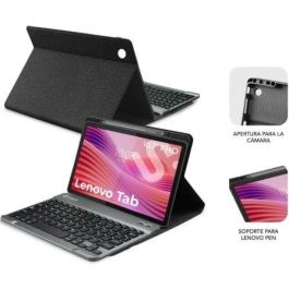 Subblim SUBKT3-BTL320 Funda con Teclado Bluetooth 5.2 QWERTY ES para Lenovo Tab 10.1" 2025 Negra
