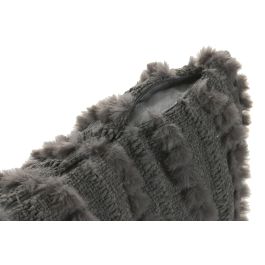 DKD Home Decor Cojín Urban Topo Gris 45 x 45 cm de Poliéster Chenilla (2 Unidades)
